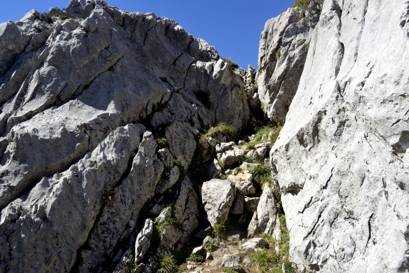 Vista atrás al paso El Estrecho