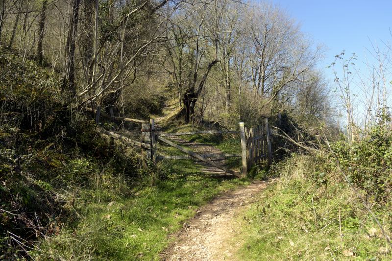 Primeras rampas subida pico monsacro